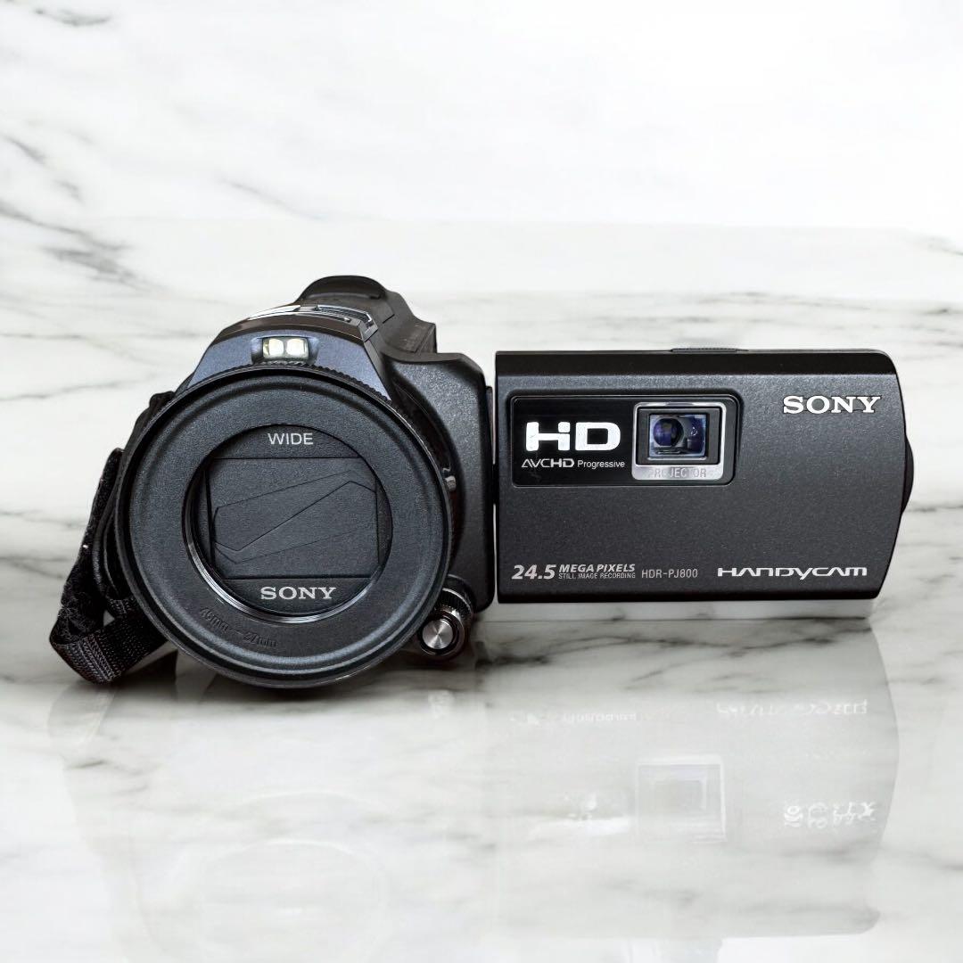【SONY ソニー】ハンディカム HDR-PJ800 プロジェクター搭載モデル