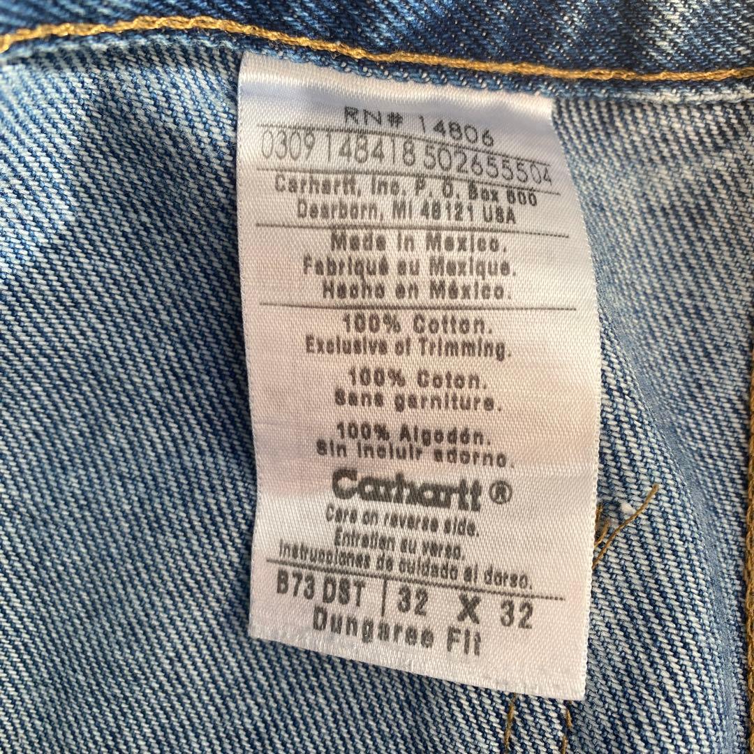 【希少】Carhartt カーハート ダブルニー デニム B73 DST W32