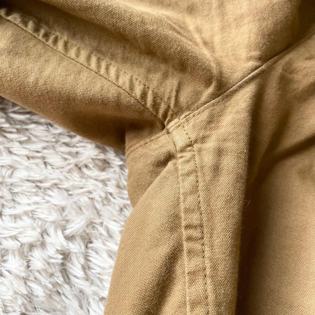 美品 MHL クロップドコットントラウザーズ 3 ブラウン