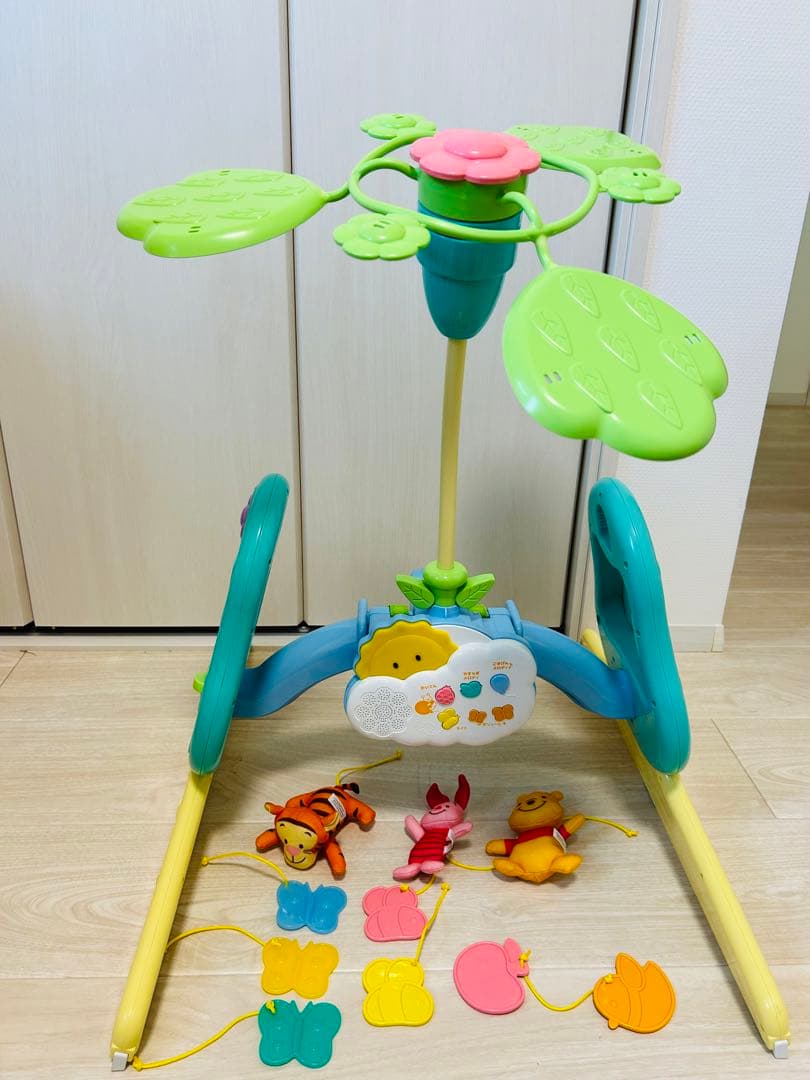 【美品】タカラトミー くまのプーさん 6WAYジムにへんしんメリー