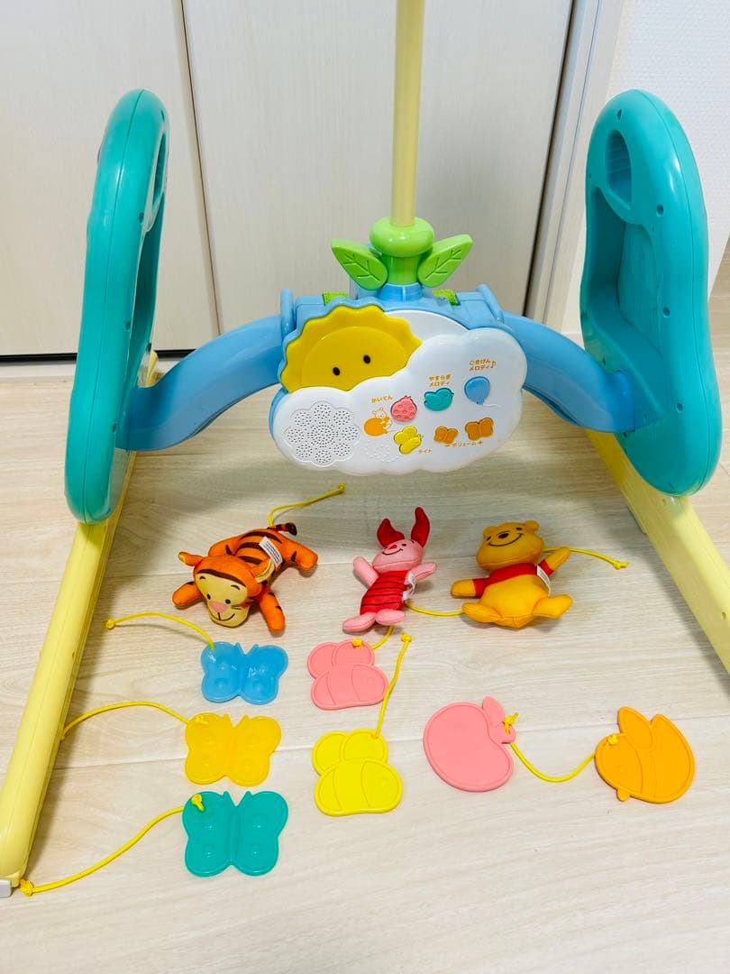 【美品】タカラトミー くまのプーさん 6WAYジムにへんしんメリー