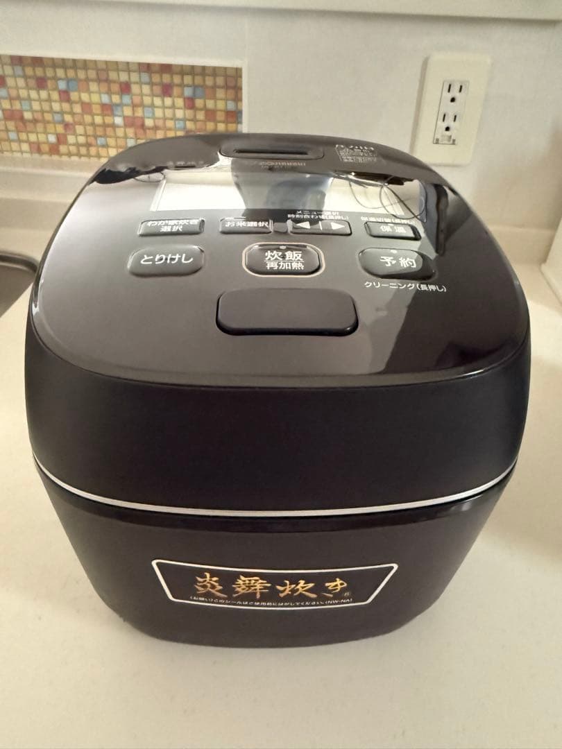 象印 圧力IH炊飯器 炎舞炊き NW-PT10 黒 内ぶた新品付き