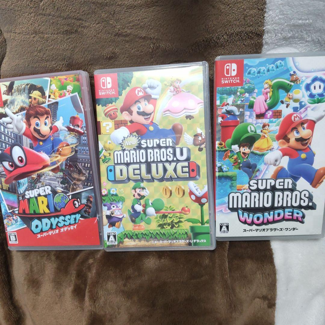 スーパーマリオ Switch ソフト ３個セット