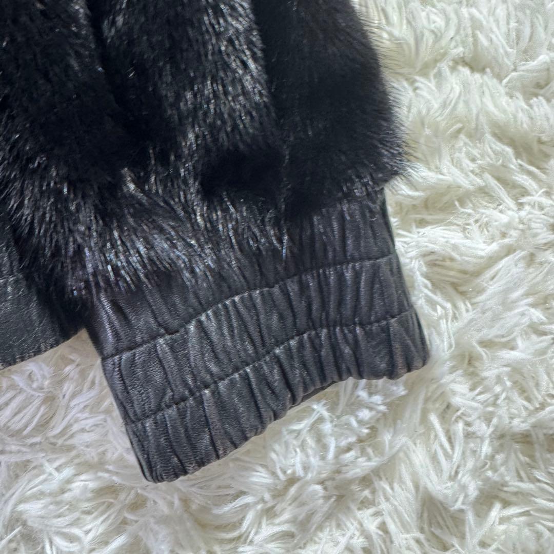 【極美品・希少】SAGA MINK リバーシブル レザージャケット ミンク 黒