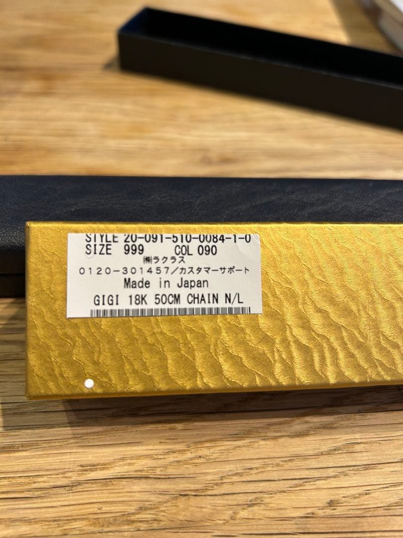 GIGI ゴールドネックレス ドゥーズィエムクラス