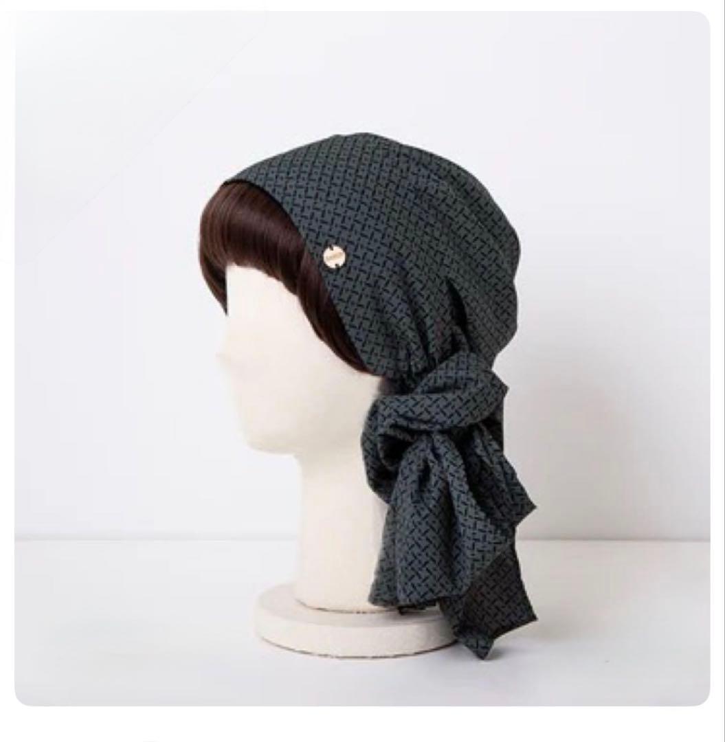 barenバレン　前髪ウィッグ付き ケア帽子 スカーフ 医療用 脱毛 抗がん剤