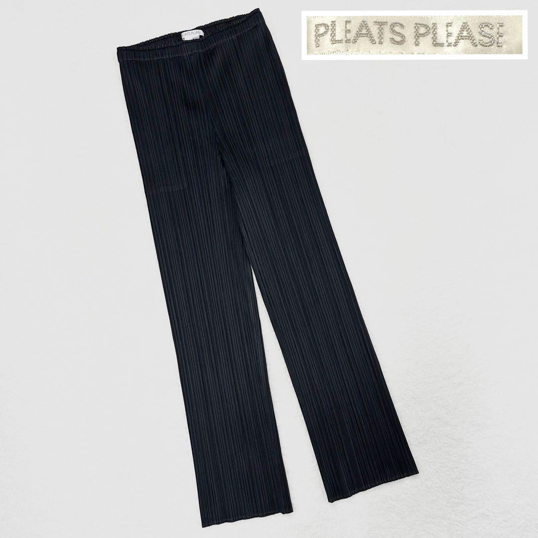 美品✨PLEATS PLEASE プリーツプリーズ パンツ ブラック サイズ2