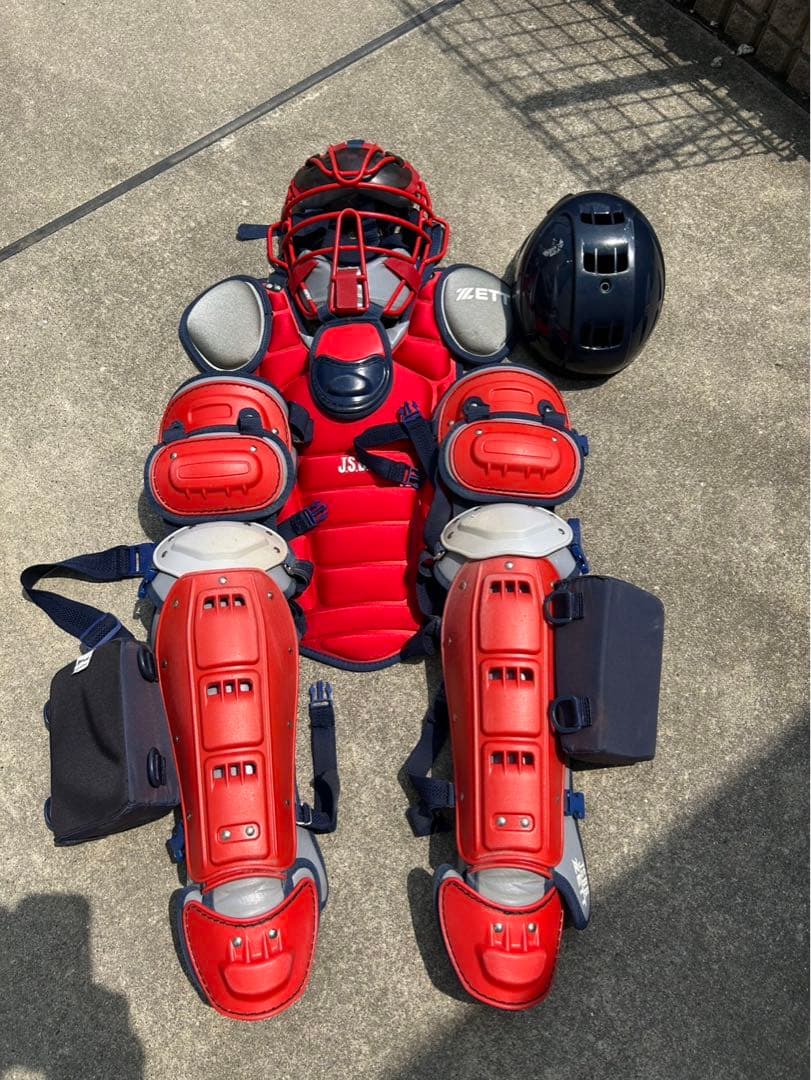 古田モデル　ZETT 軟式キャッチャー防具セット