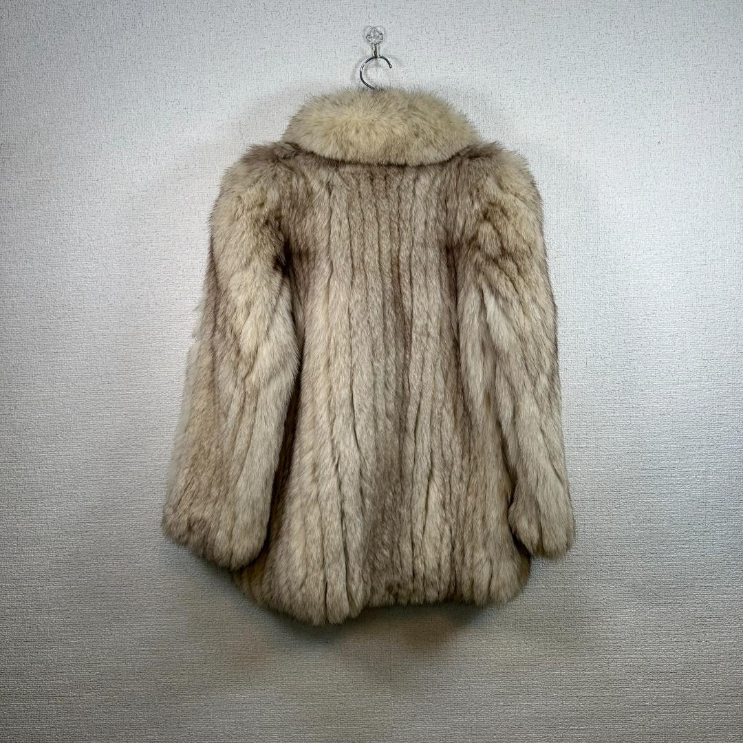 EMBA（エンバ） 高級ファーコート 11号相当 美品 オフホワイト