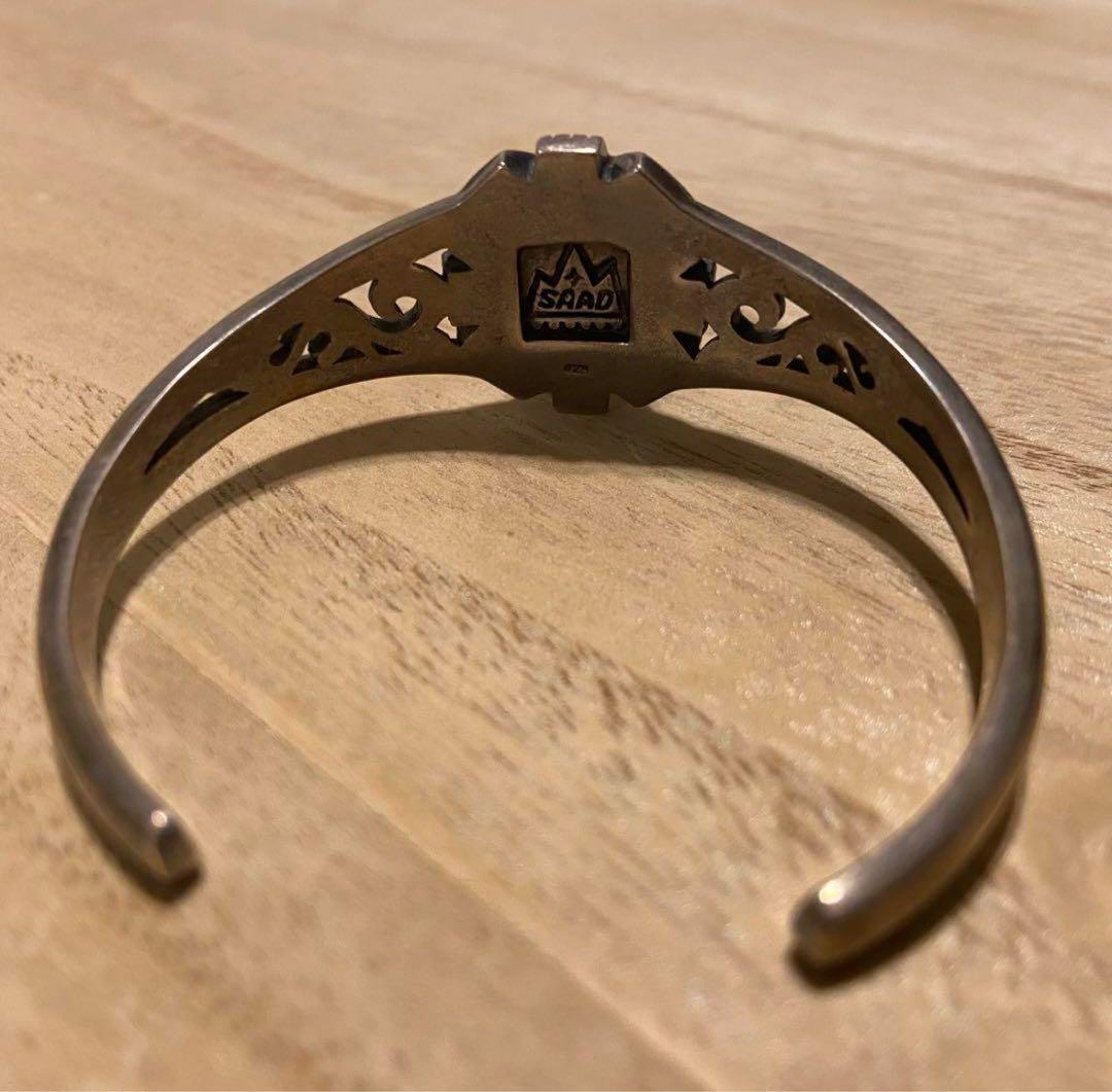 インディアンジュエリー　バングル　シルバー　SAAD