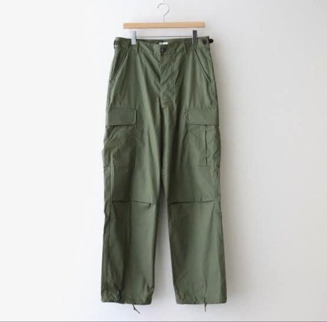 美中古品 スビンコットン ウェザー ジャングルファティーグパンツ サイズ6