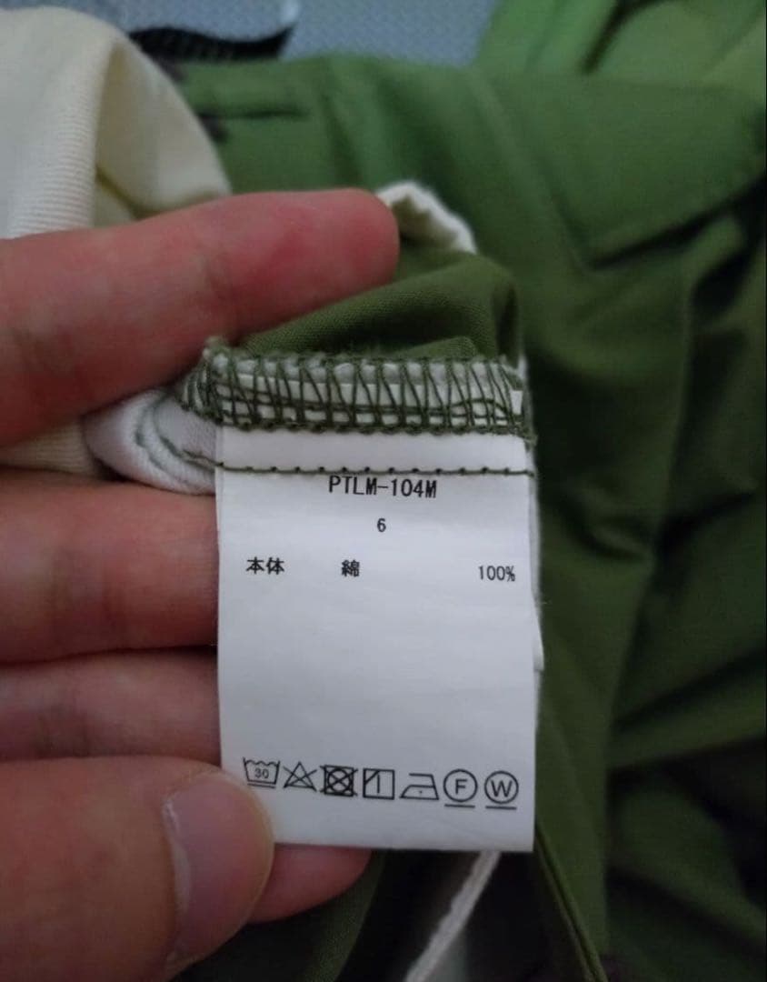 美中古品 スビンコットン ウェザー ジャングルファティーグパンツ サイズ6