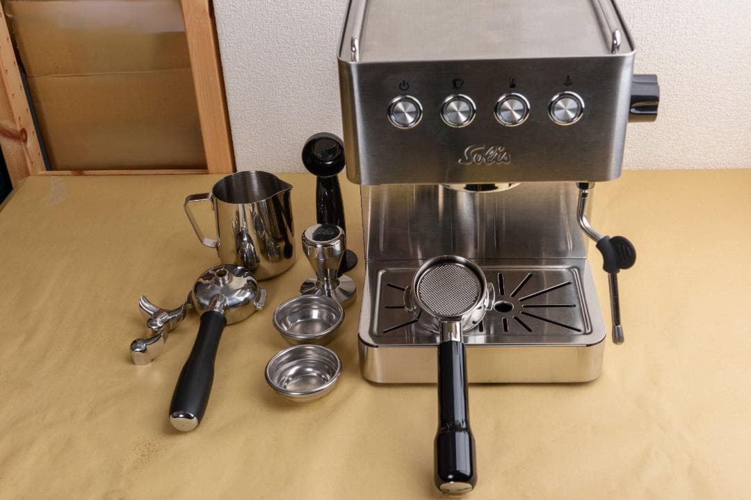 外箱、付属品あり SK1014ソリスバリスタ グラングストー エスプレッソマシン