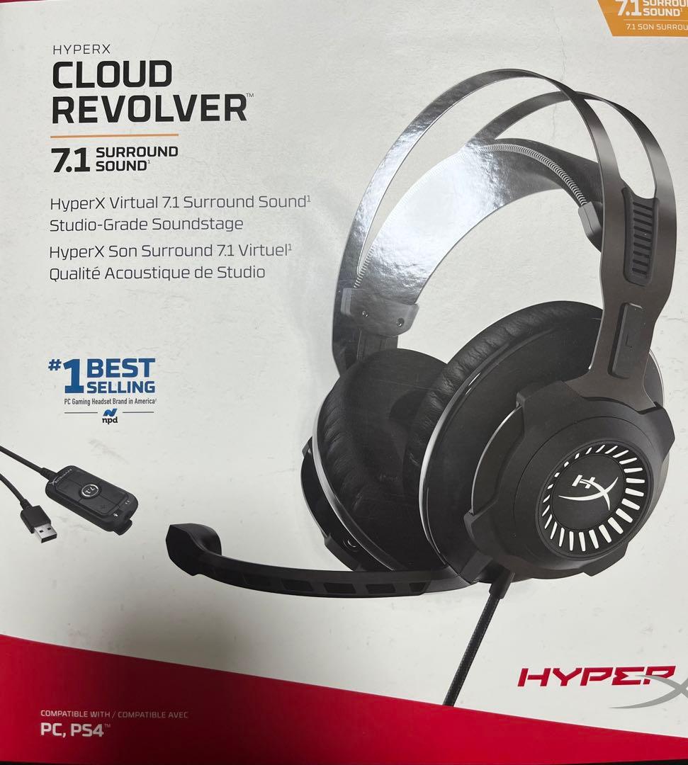 ヘッドホン HyperX Cloud Revolver + 7.1