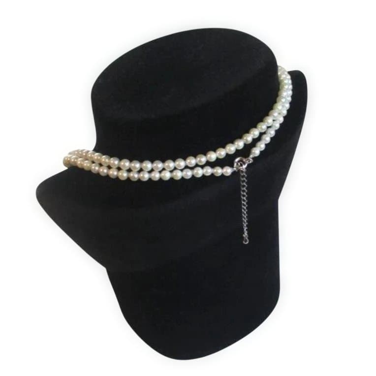 （ももこ様）あこや真珠 ベビーパール ロングネックレス 4.0-4.5mm