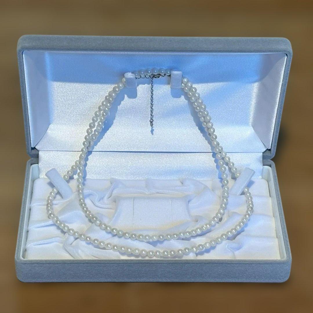 （ももこ様）あこや真珠 ベビーパール ロングネックレス 4.0-4.5mm