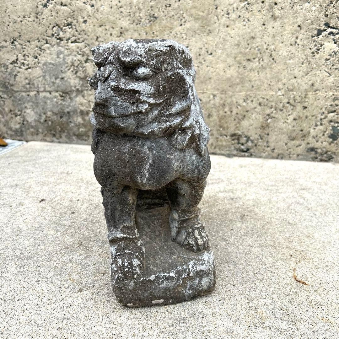 狛犬　骨董　石像