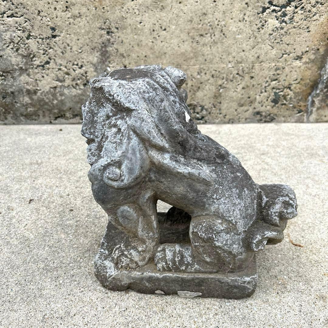 狛犬　骨董　石像