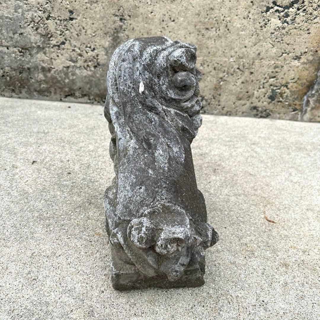 狛犬　骨董　石像