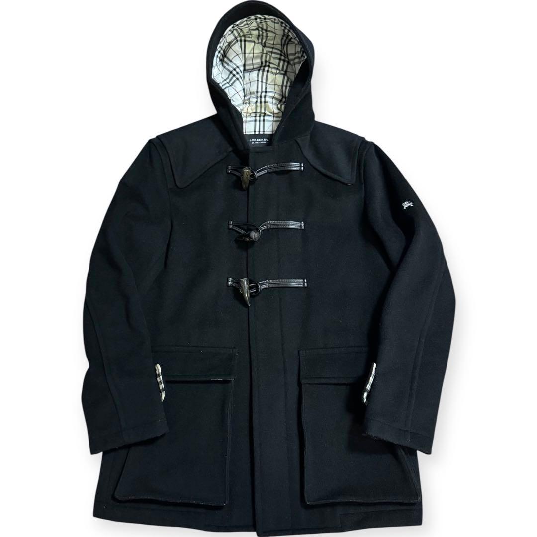 BURBERRY BLACK LABEL ショートダッフルコート ノバチェック
