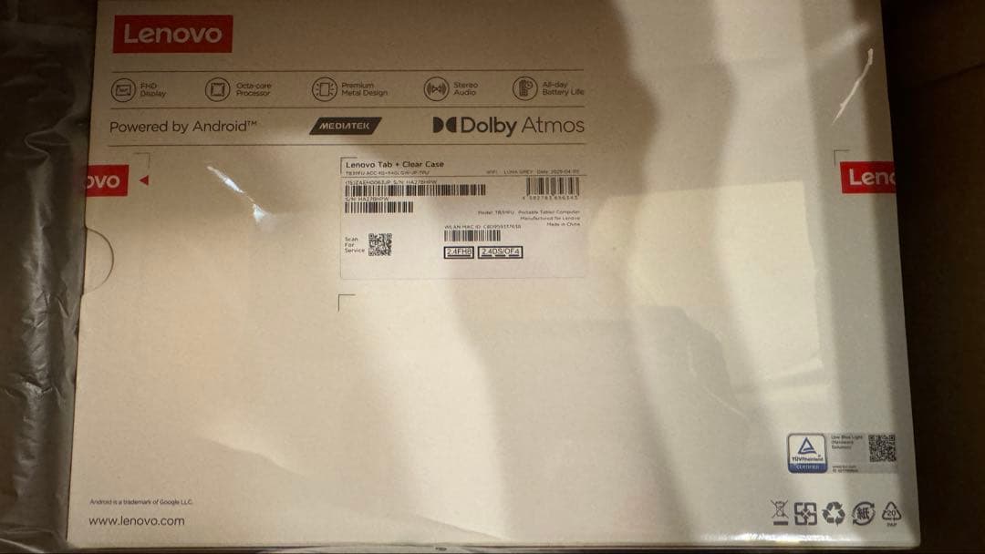 Lenovo Tab Android 14 ZAEH0063JP タブレット