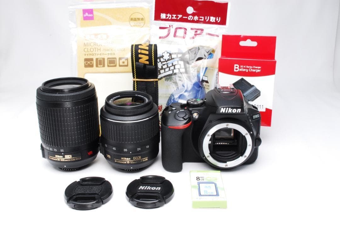 【ショット少ない】Nikon D5600 ダブルレンズ 初心者おすすめ