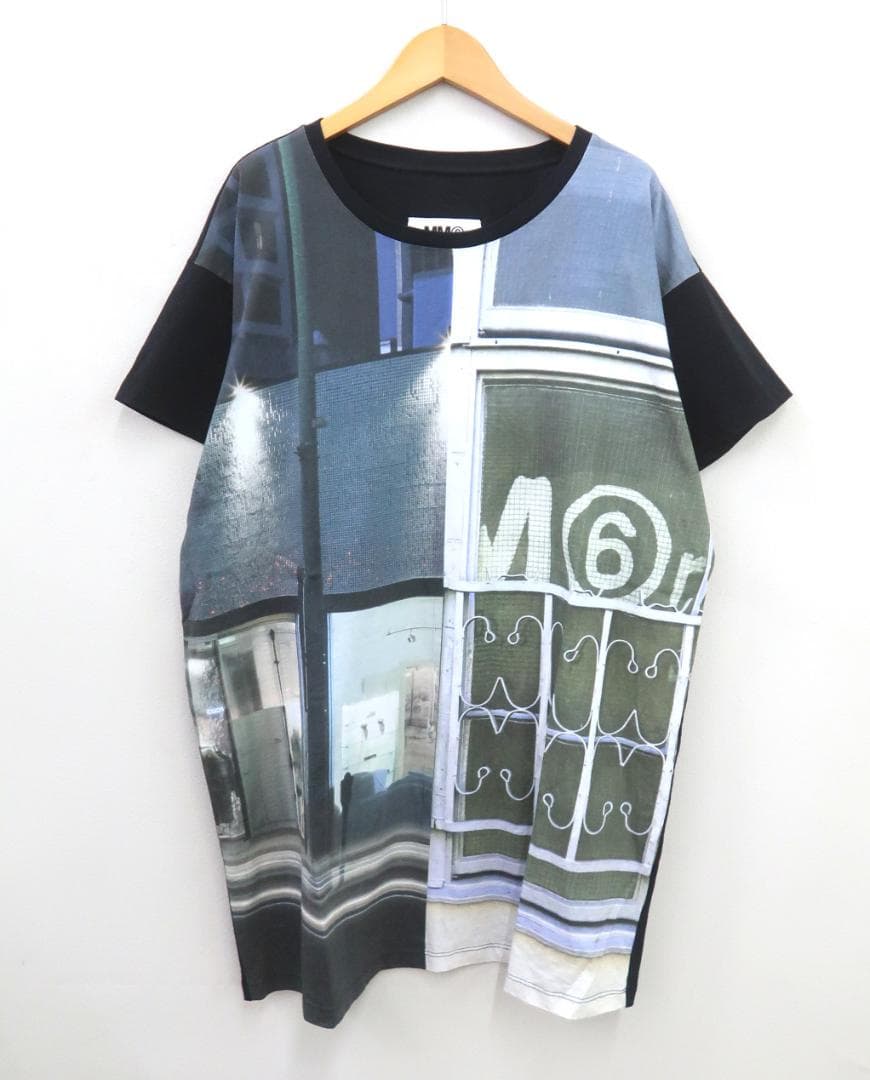 美品 MM6 Maison Margielaフォトプリント半袖Tシャツ