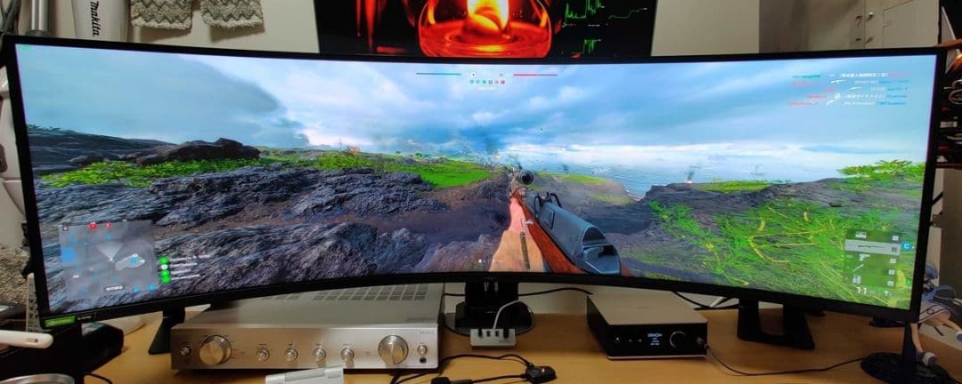 Samsung Odyssey g9　ゲーミングモニター