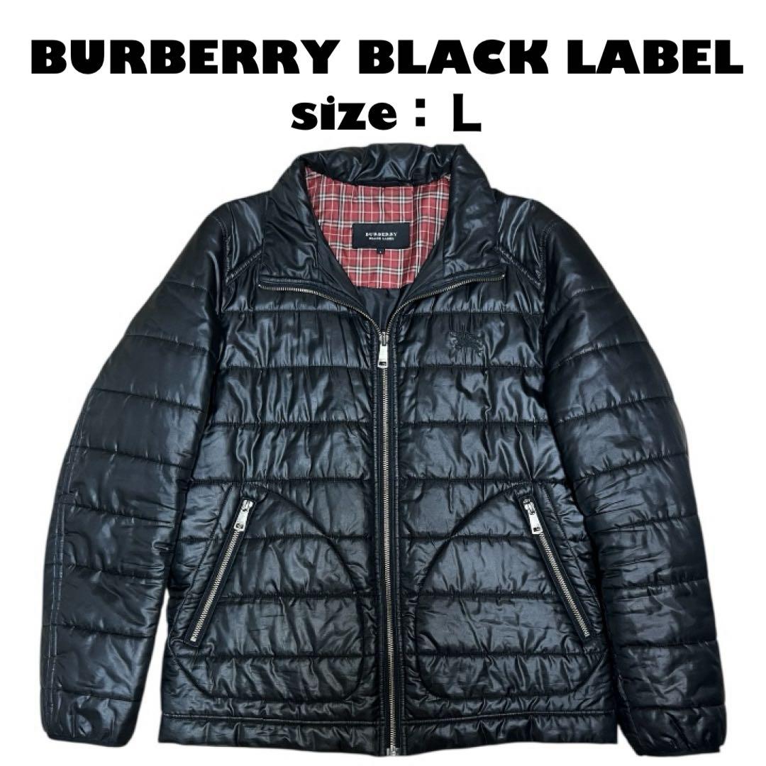 BURBERRY キルティングダウン ブラック L 短丈 Y2K