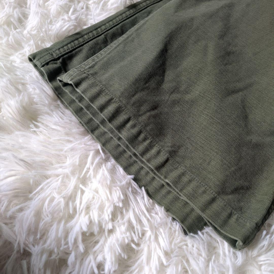 FRAMeWORK 2025AW ミリタリースラブバックサテンベイカーパンツ