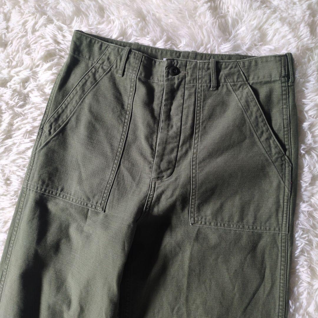 FRAMeWORK 2025AW ミリタリースラブバックサテンベイカーパンツ