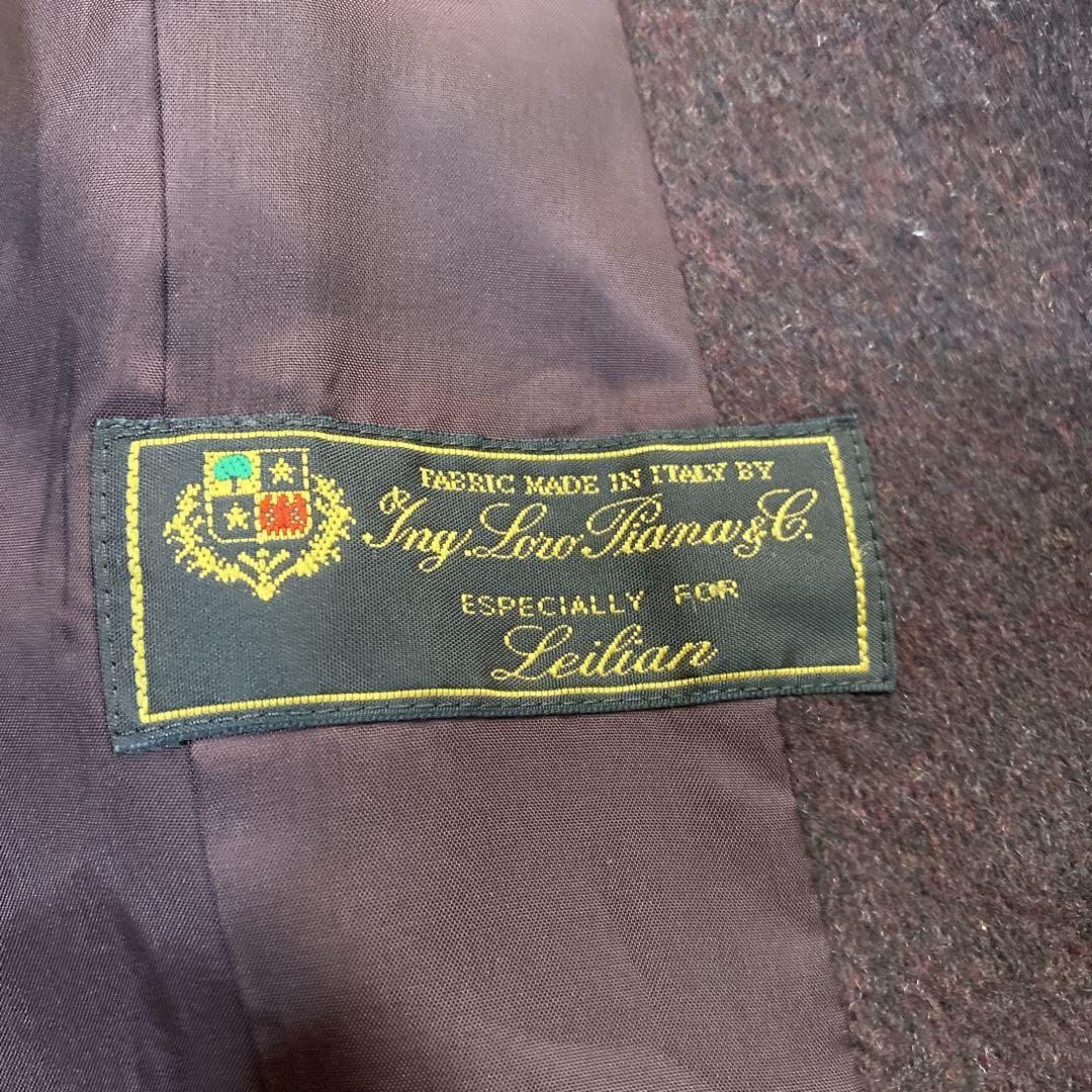 美品✨レリアン ロロピアーナ サイズ13 カシミヤ100 テーラード 2B