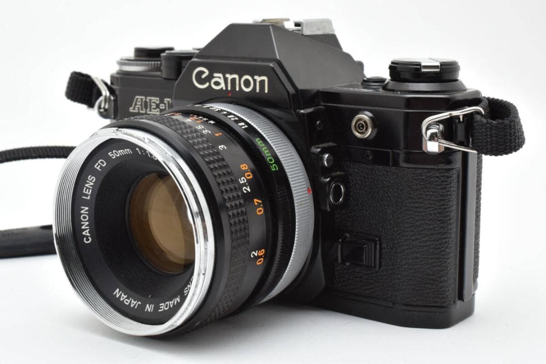 【美品】Canon キャノン AE-1 + FD 50mm F1.8 #54