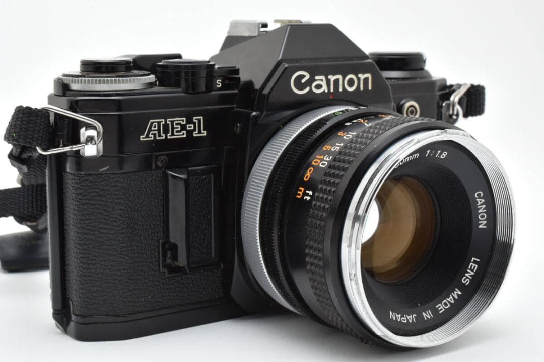 【美品】Canon キャノン AE-1 + FD 50mm F1.8 #54