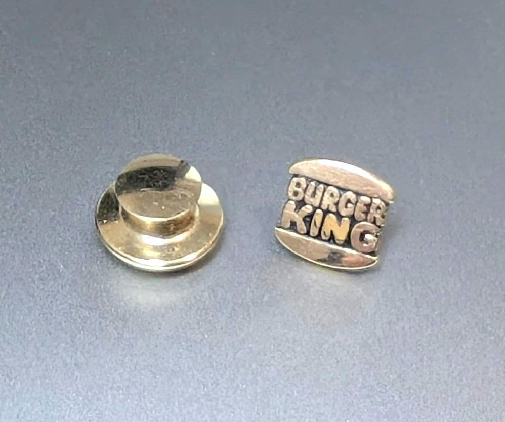 BURGER KING バーガーキング ハンバーガー ピンバッジ ロゴ