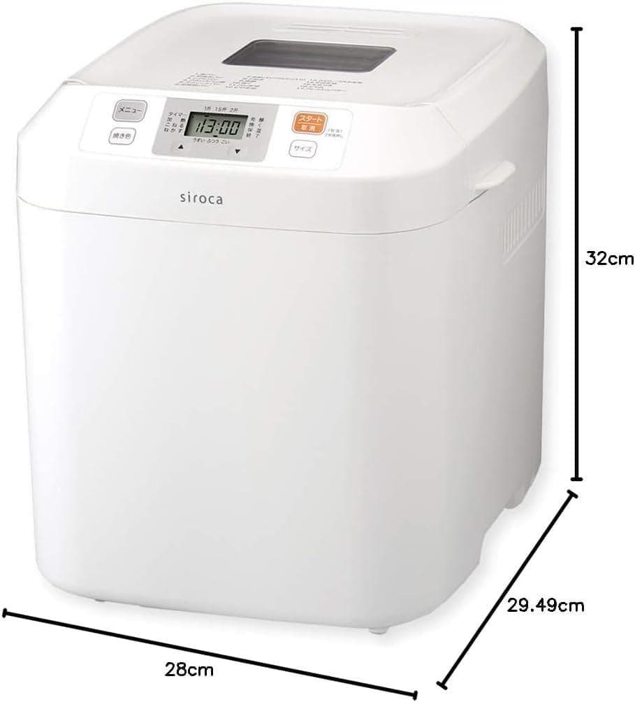 シロカ 全自動ホームベーカリー [全自動/もちつき/1　SB-111 ホワイト