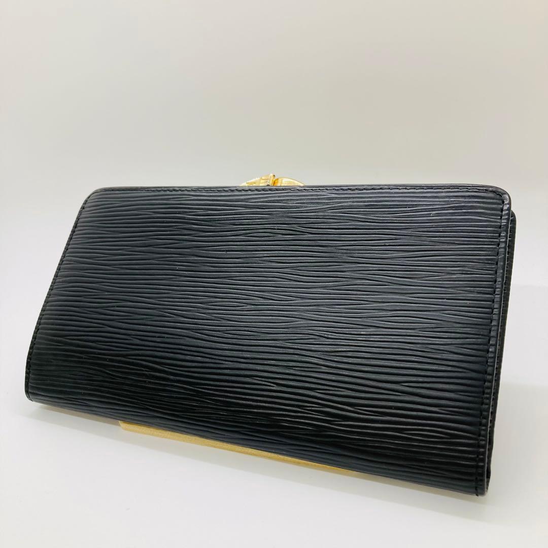 ルイヴィトン LOUIS VUITTONエピノワールポルトビエ 長財布 A876