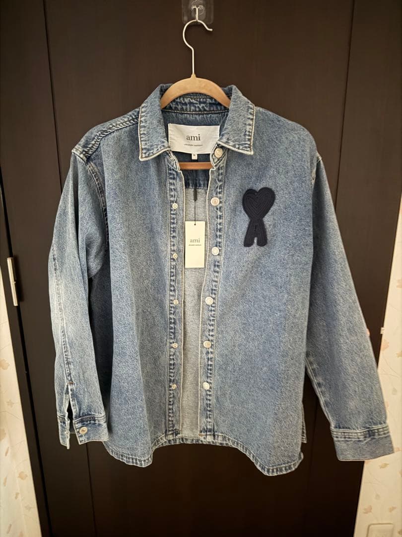 アミパリス Amiparis デニムジャケット ハート刺繍 XL