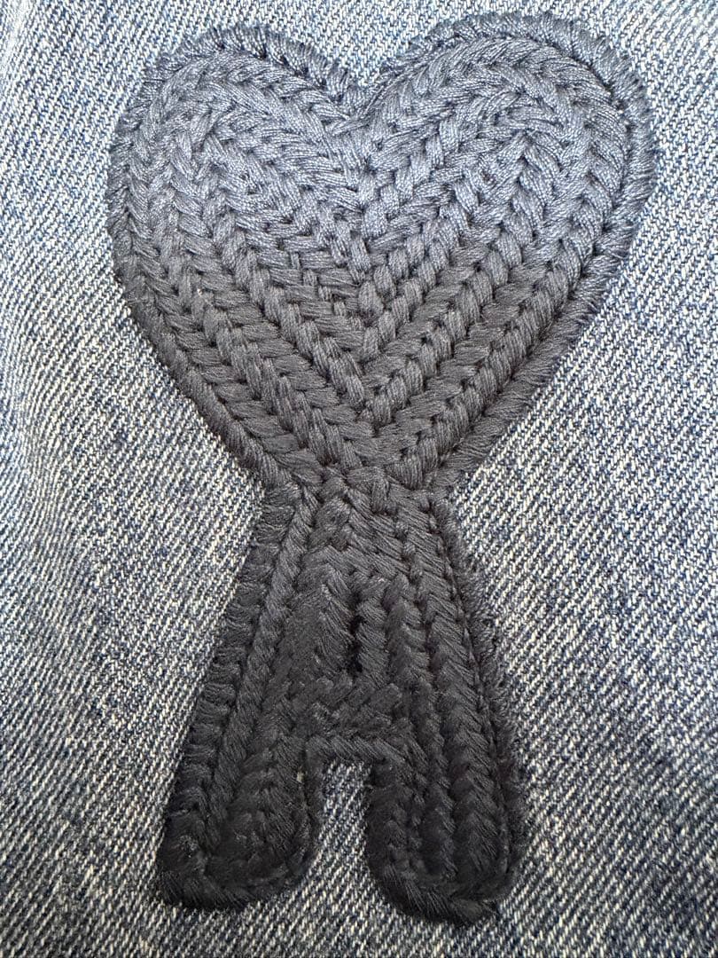 アミパリス Amiparis デニムジャケット ハート刺繍 XL