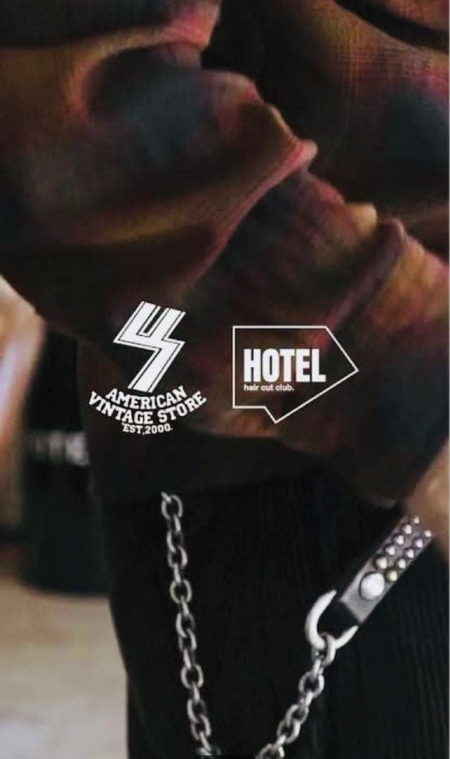 アスus三軒茶屋　HOTEL ホテルという名の美容室 コラボ ウォレットチェーン