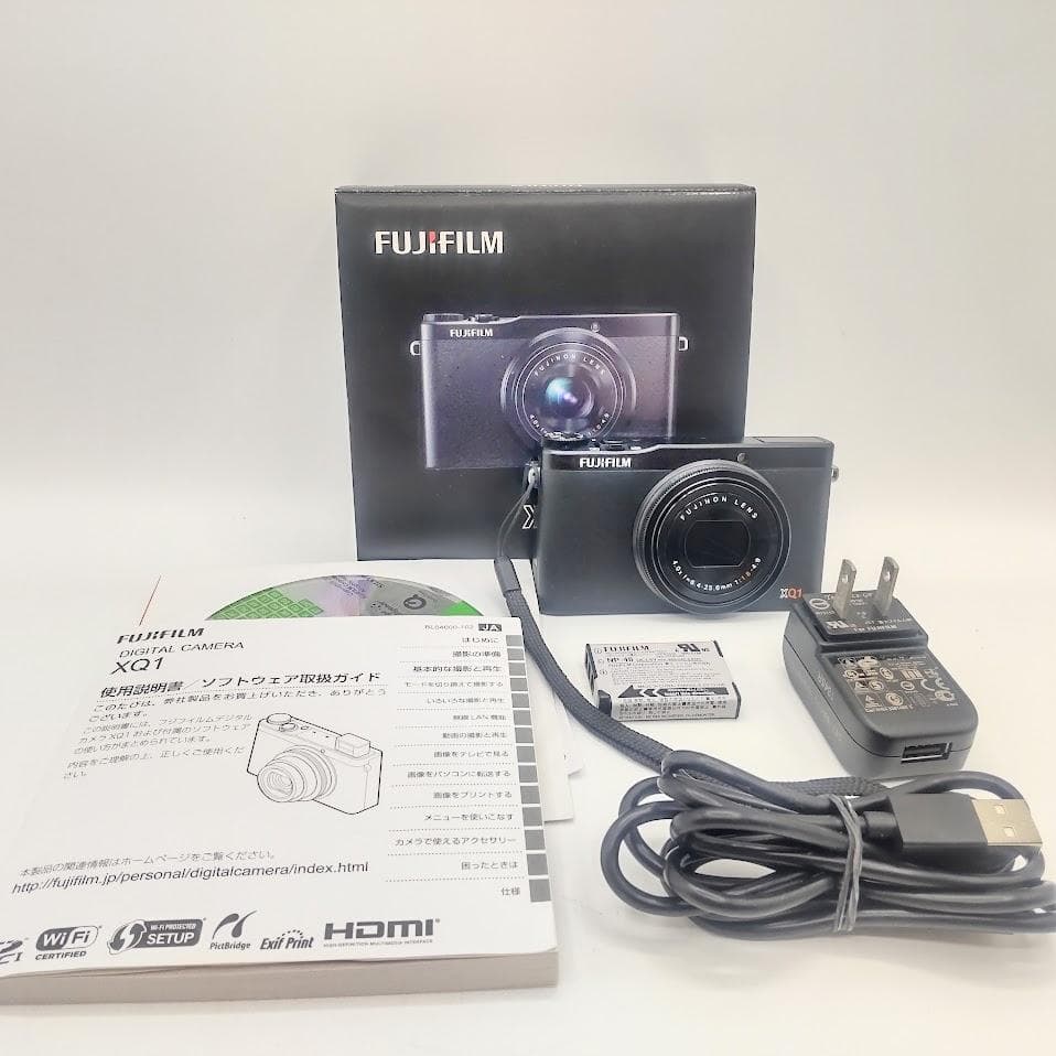 ★箱付★ デジタルカメラ FUJIFILM 富士フィルム XQ1 BLACK