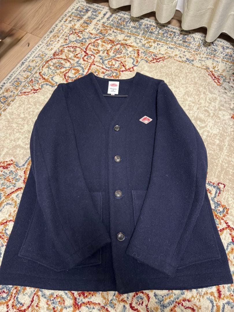 DANTON ノーカラージャケット 40