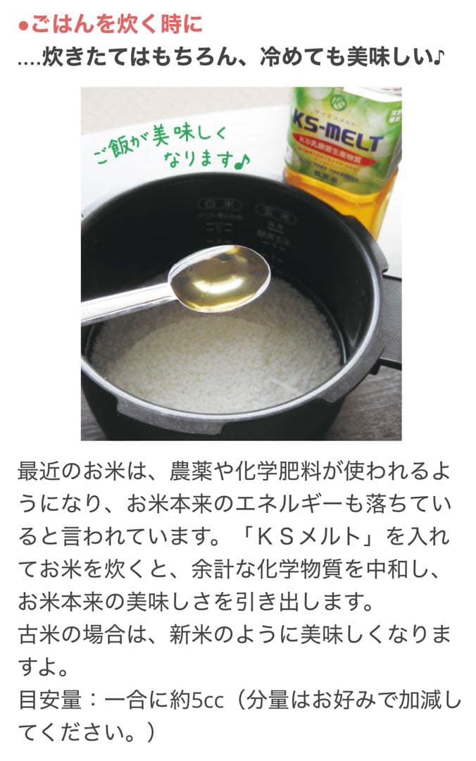 KSメルト ケイエスメルト 1000mL KS乳酸菌生産物質2本セット
