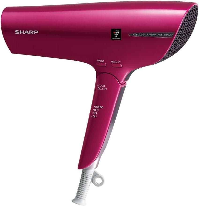 シャープ ドライヤー 大風量 プラズマクラスター 搭載 レッド IB-HP9-R