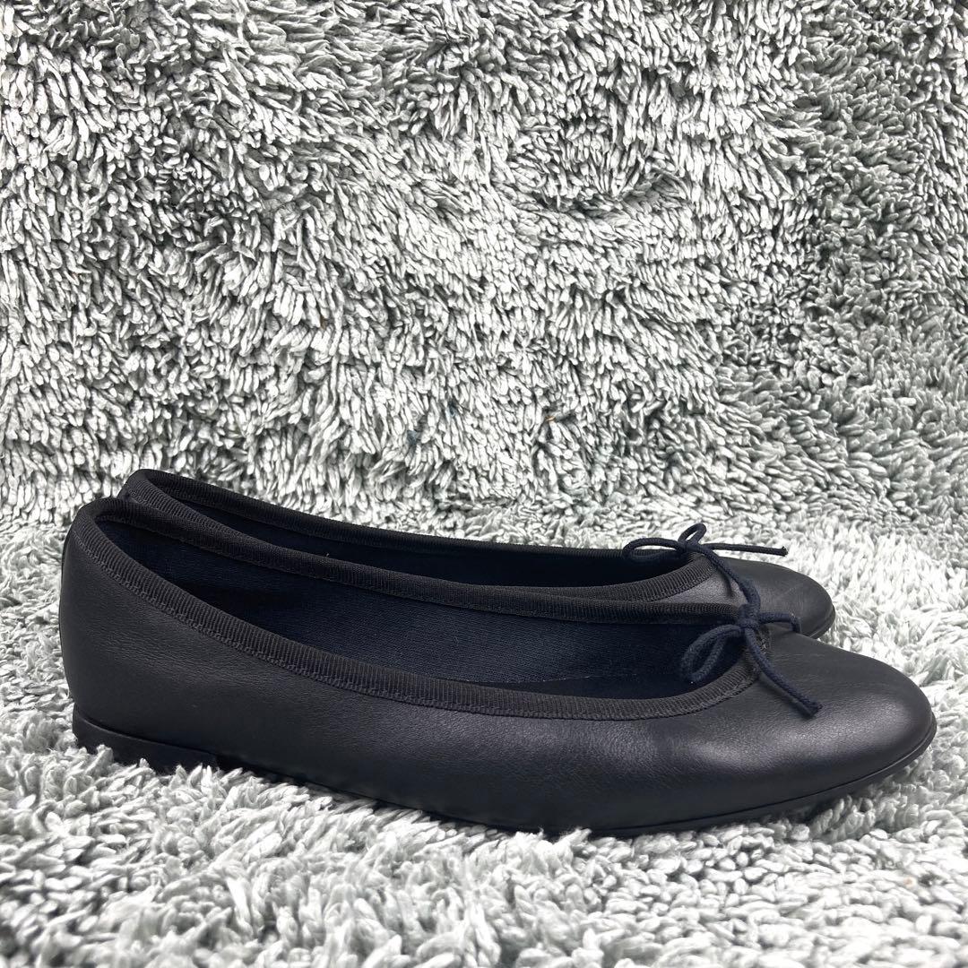 極美品 repettoバレエシューズ リリ ブラック23cm LILI レザー