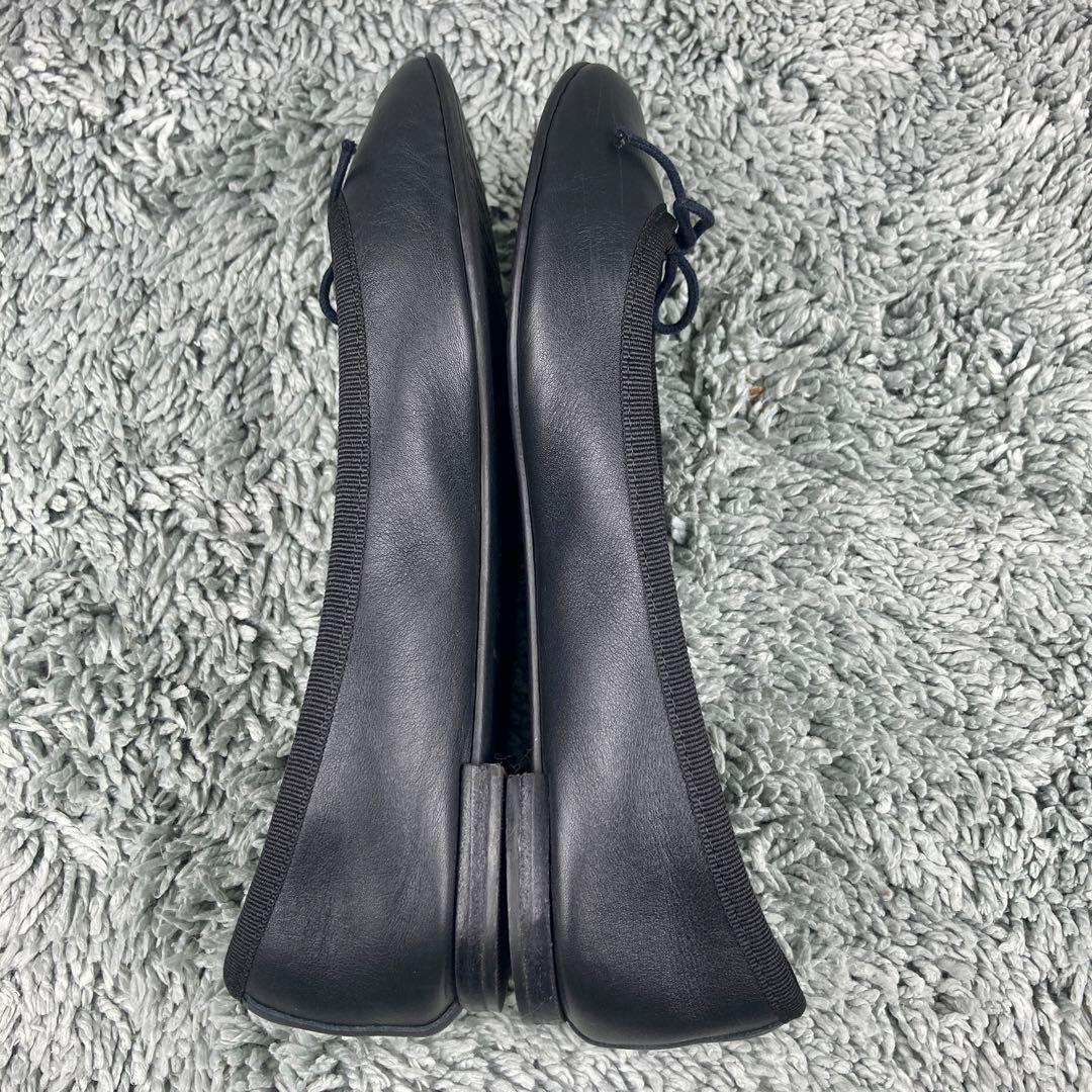 極美品 repettoバレエシューズ リリ ブラック23cm LILI レザー