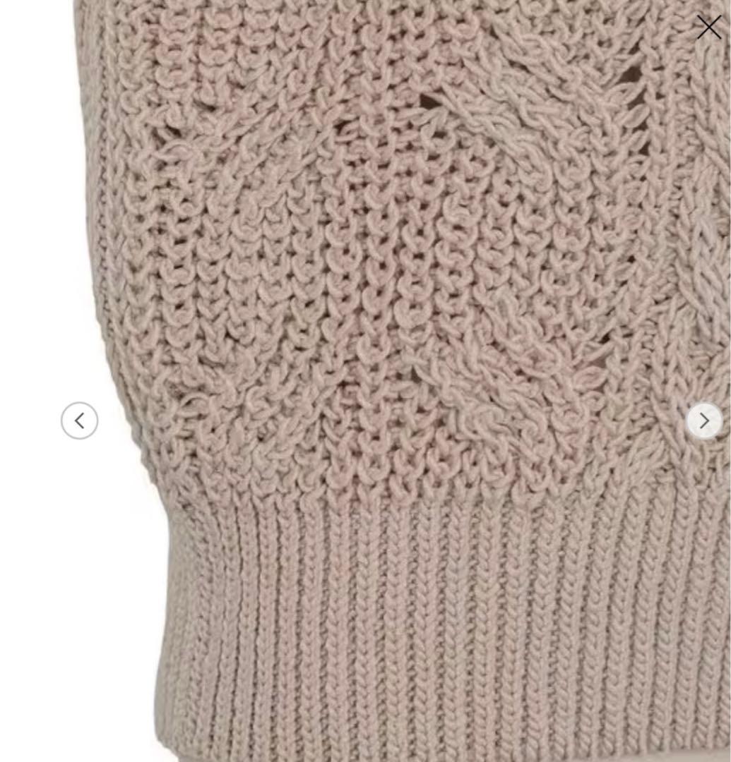 な*つ様 Drawer SUMMER 3Gアラン編みベスト