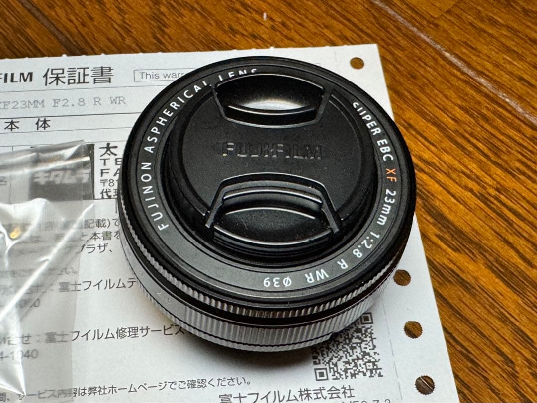 FUJIFILM XF 23mm F2.8 R WR（ブラック）