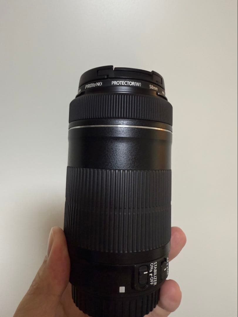 望遠レンズ　Canon EFS 55-250mm
