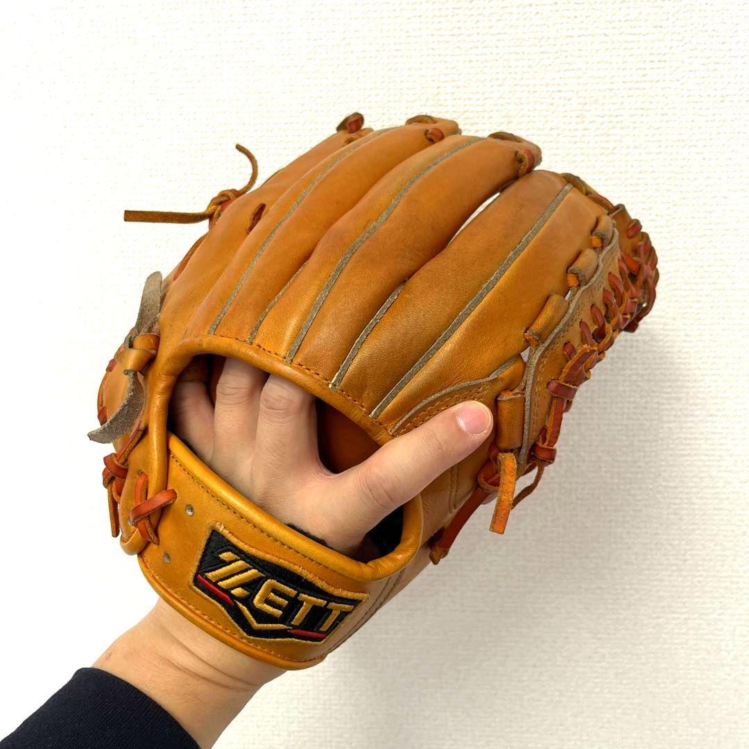 755 ZETT プロステイタス 型抜群 即戦力 軟式 内野手用グローブ